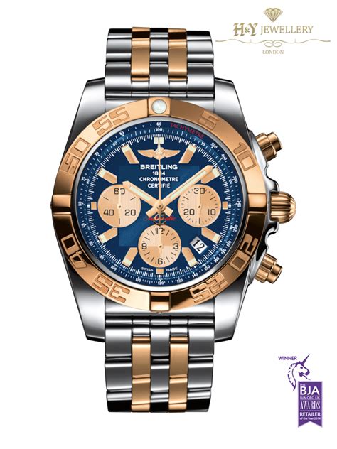 breitling cb0110121c1c1|Breitling Chronomat 44 Two Tone 18kt Rose Gold .